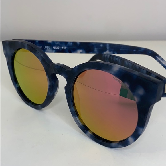 Komono Sunglasses Lulu Matte Indigo Demi - Picture 2 of 14